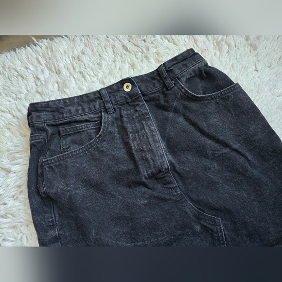 Asos Collusion Black Denim Skirt - Picture 3 of 8